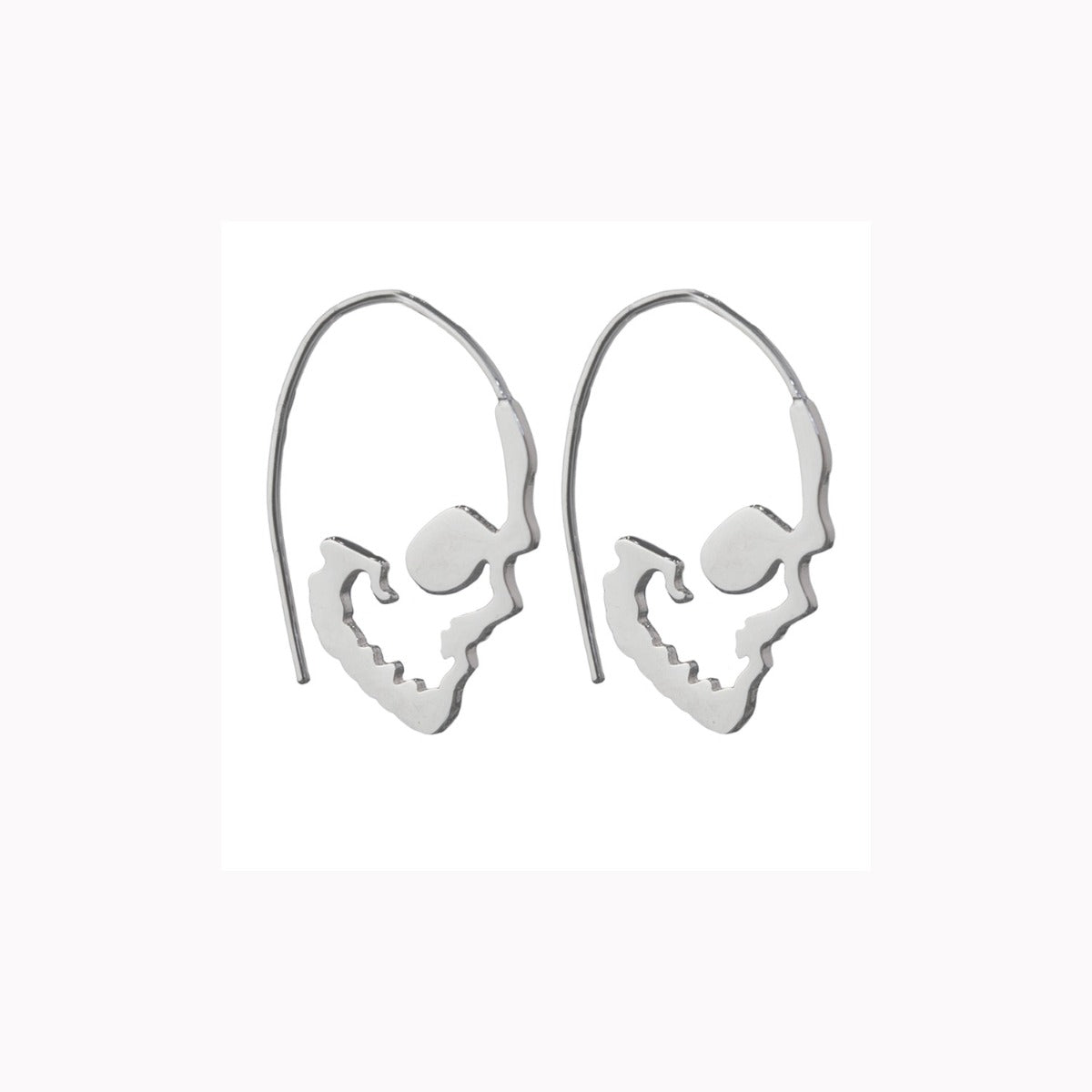 Skull Hoop - White