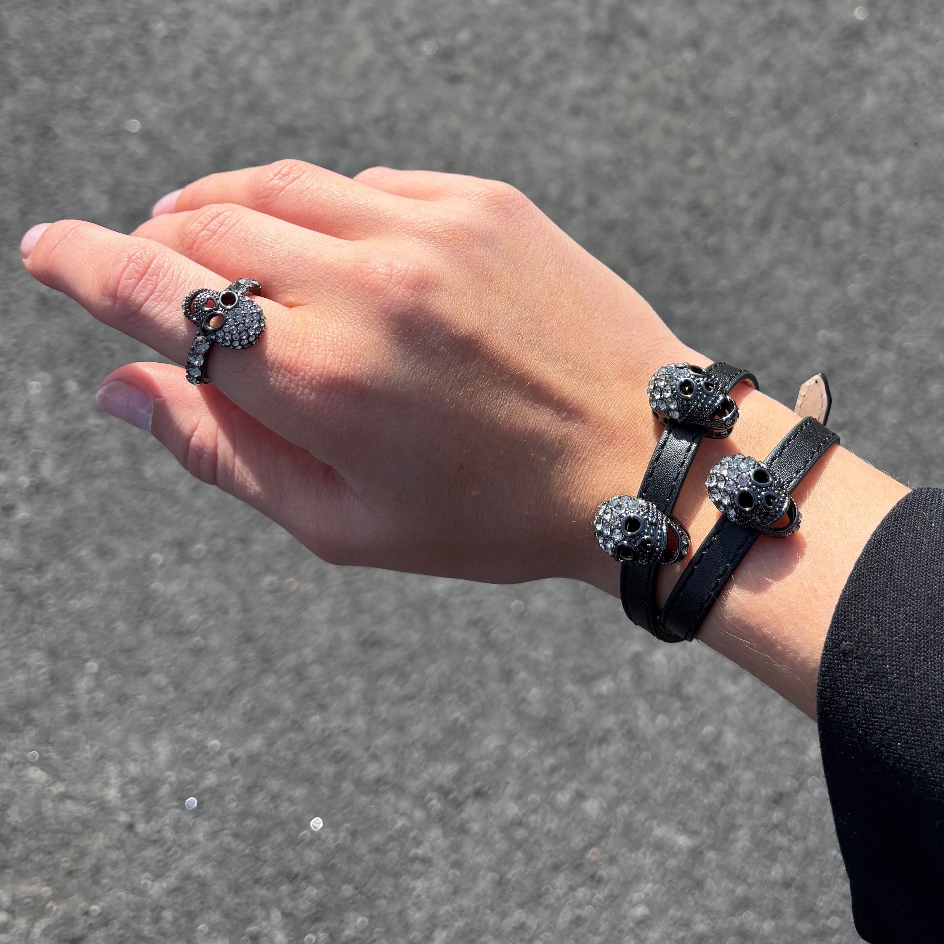 Skull Ring - Gun