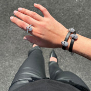 Skull Ring - White
