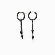 Twin Spike Hoop - Gun