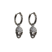 Icon Skull Hoop - White