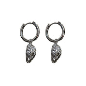 Icon Skull Hoop - White