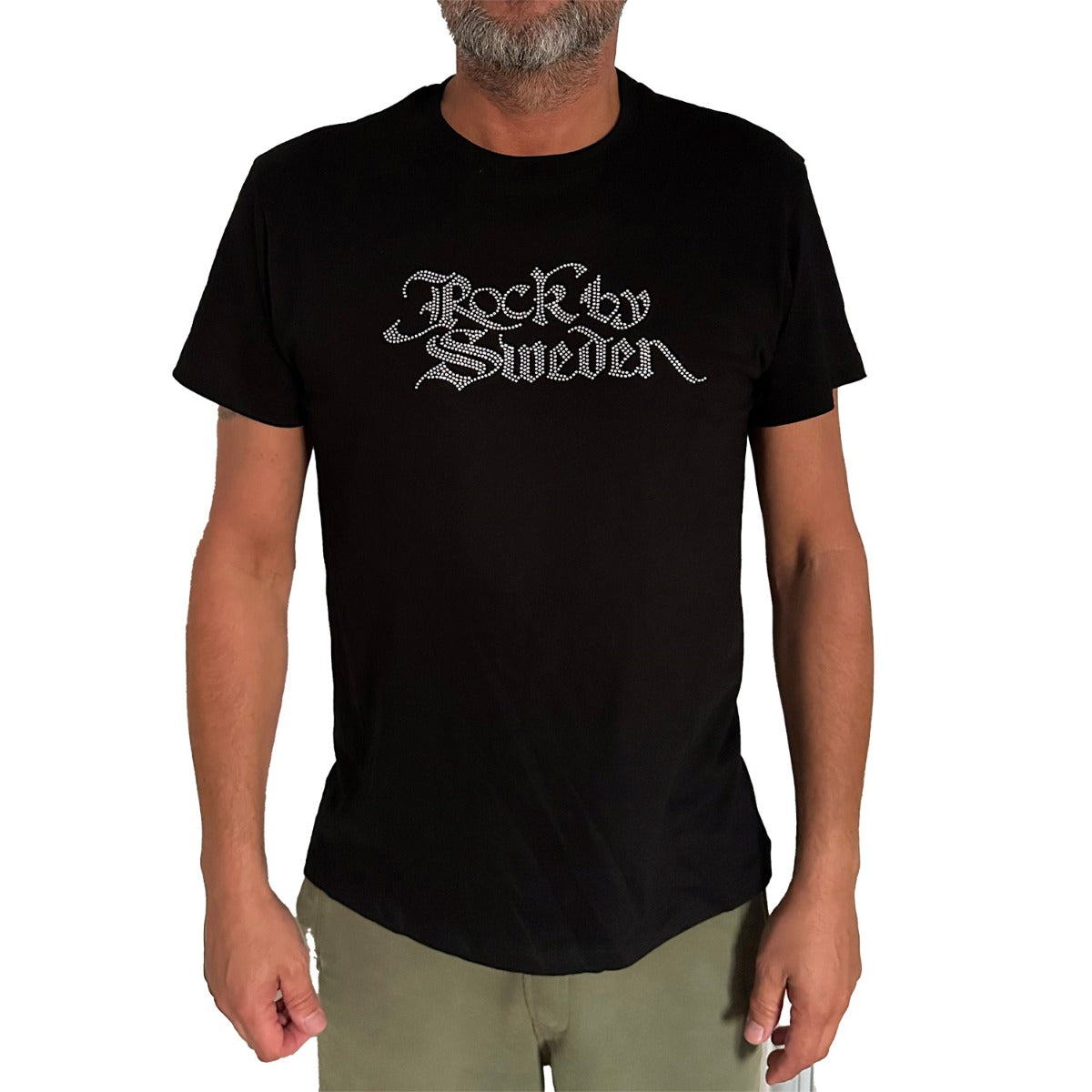 Rhinestone T-shirt men