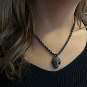 Cordell Skull Necklace - Gun