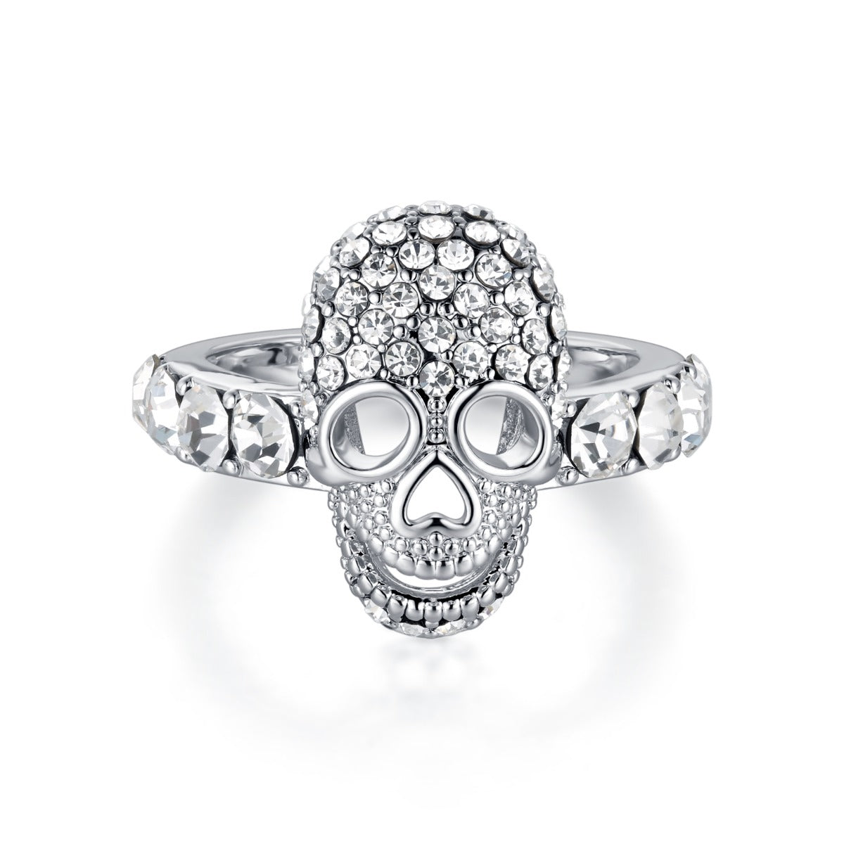 Skull Ring - White