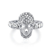 Skull Ring - White