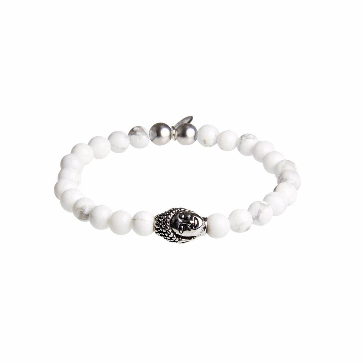 Festival Buddha - White/howlite