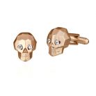 Skull's Eye Cufflink - Goldproduktminiatyrbild #1