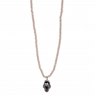 Glass bead skull - S110900white/beigeproduktminiatyrbild #1